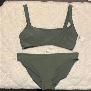 aerie Sage Green Bikini